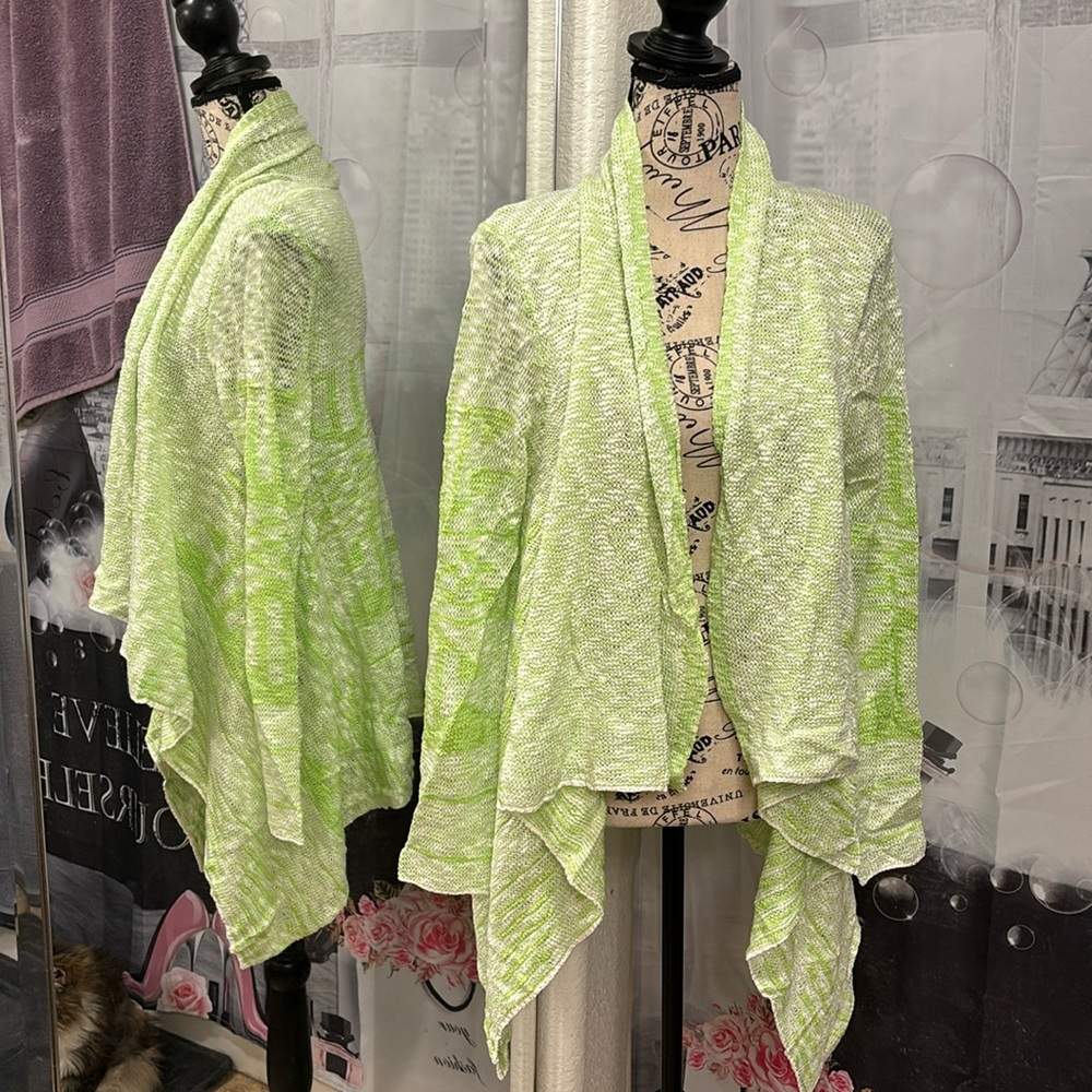 NWT Trendology Green and White Knit Cardigan - 2 for $10 Mix & Match